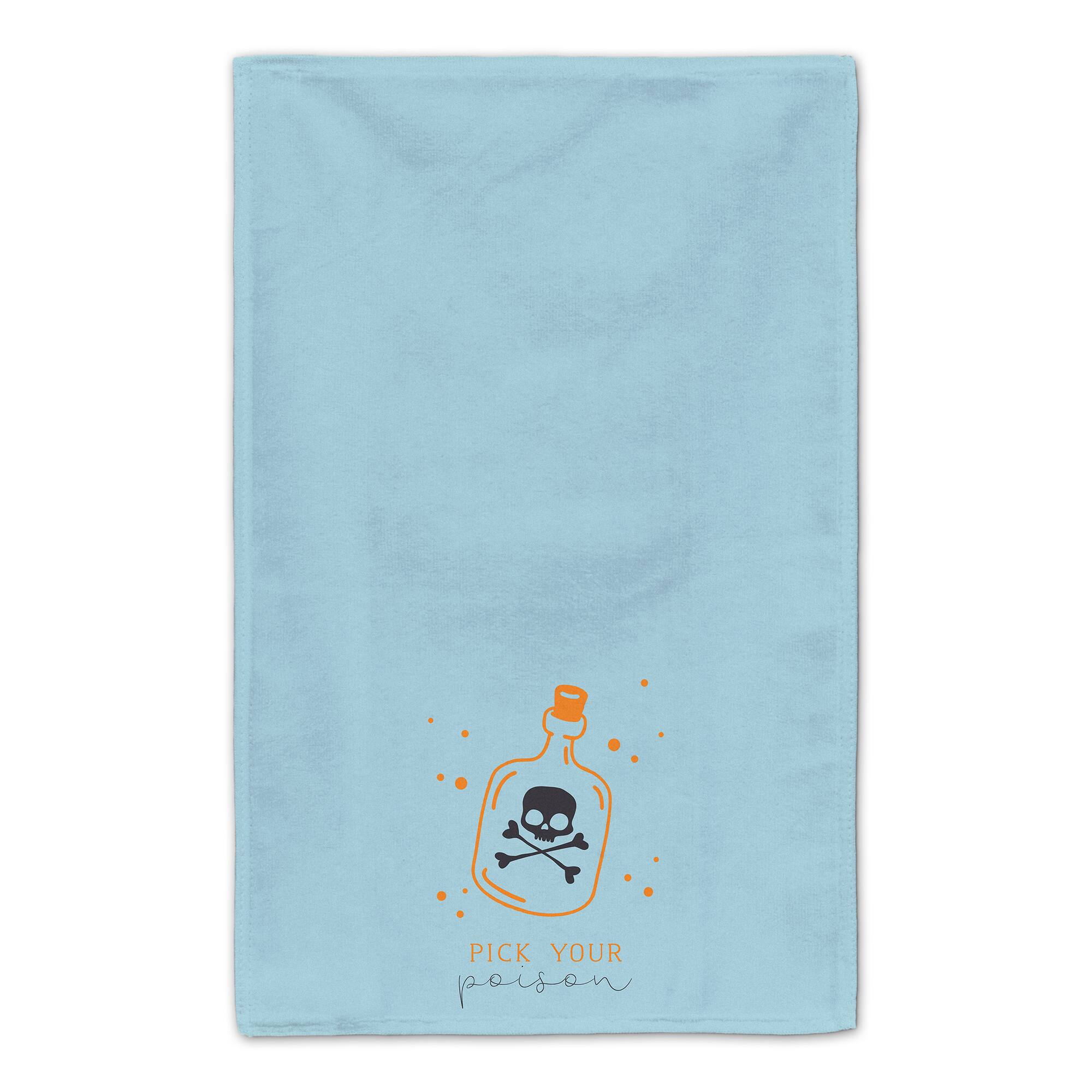 Blue & Orange Pick Your Poison Tea Towel Set